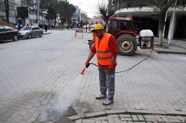 &Ccedil;an Belediyesi Haşereyle M&uuml;cadeleye Başladı 3