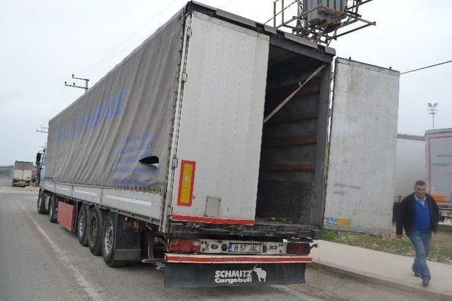 Tekirdağ’da Hırsızlar Tır Parkı’na Dadandı