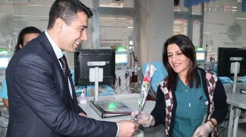 Doğan&rsquo;dan Diyaliz Merkezinde Bulunan Hastalara Ziyaret