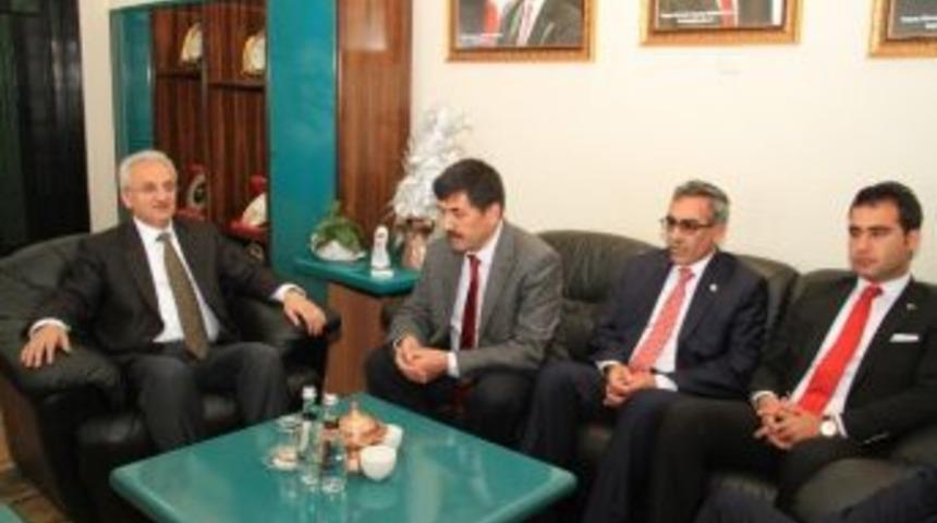 Mhp İl Başkanından Başkan Başsoya Ziyaret