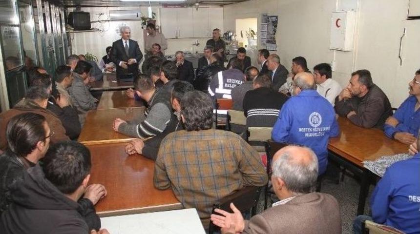 Başkan Başsoy Personel Toplantılarına Devam Ediyor