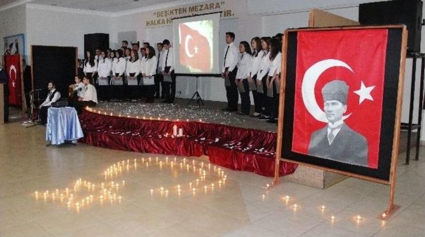 Tekkek&ouml;y&rsquo;de Anma Programı