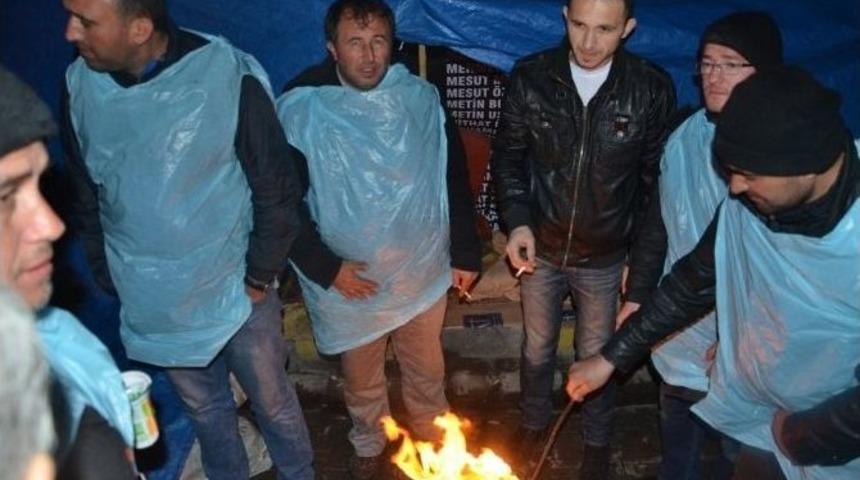 Soma&rsquo;daki Tazminat Eyleminde 9. G&uuml;n
