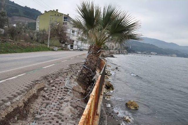 (özel Haber) Fırtına Kurşunlu Sahillerini Dağıttı