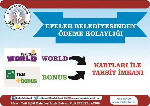 Efeler Belediyesi Vatandaşın Borçlarını Taksitlendirecek