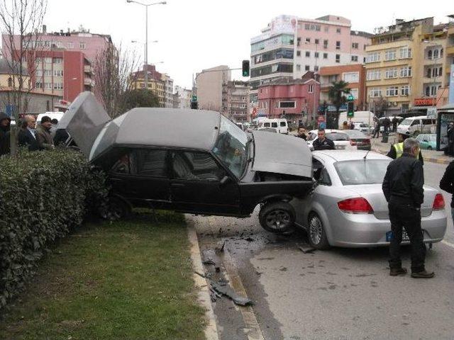 Trabzon’da İlginç Kaza