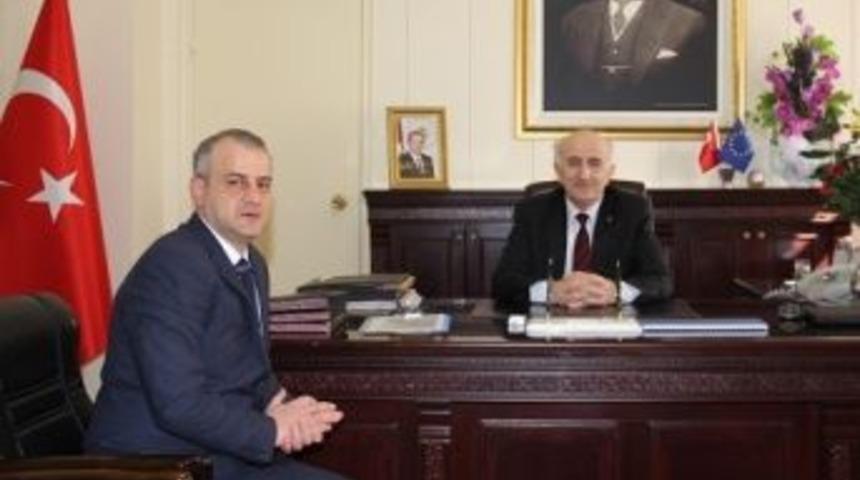 Milletvekili Aday Adayı Hacı Bayram Koman&rsquo;dan Bayburt Valisi Yusuf Odabaş&rsquo;a Ziyaret