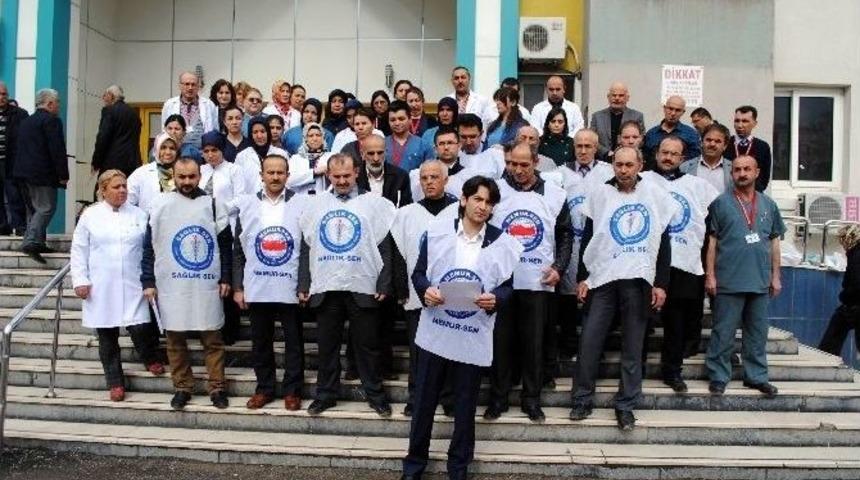 Amasya&rsquo;da Sağlık-sen&rsquo;den Basın A&ccedil;ıklaması