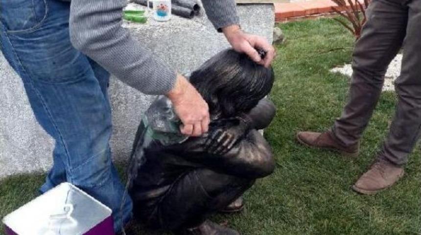 Berkin Elvan Heykeli Onarıldı