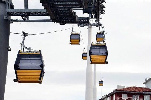 Teleferik Hattı Bakıma Alınıyor