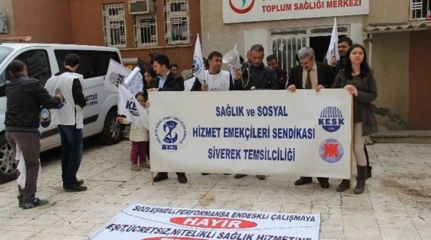 Siverek Sağlık Ve Sosyal Hizmet Emek&ccedil;ileri Sendikası&rsquo;ndan Bakanlığa Uyarı