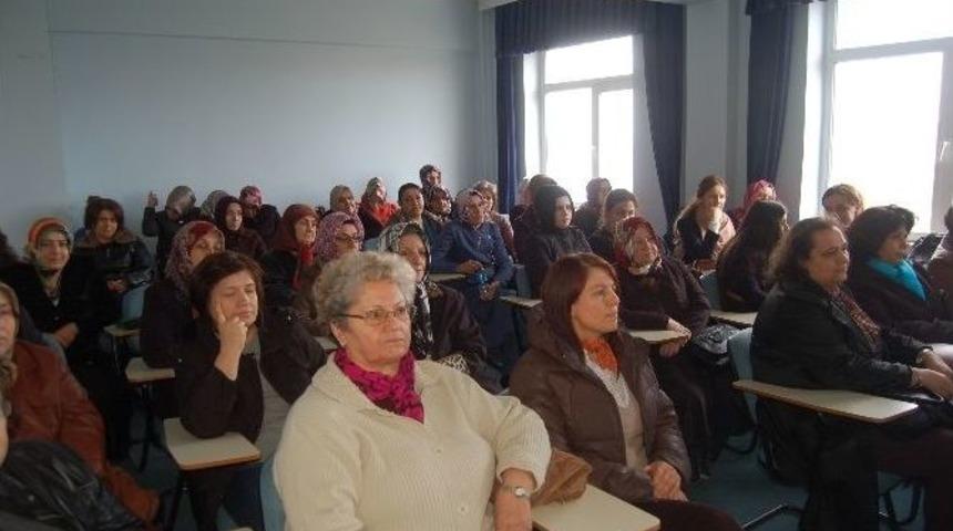 Lapseki&rsquo;de &rsquo;kadına Y&ouml;nelik Şiddet&rsquo; Semineri