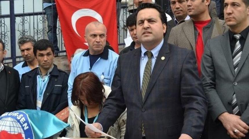 Sağlık &Ccedil;alışanlarından İş Bırakma Eylemi