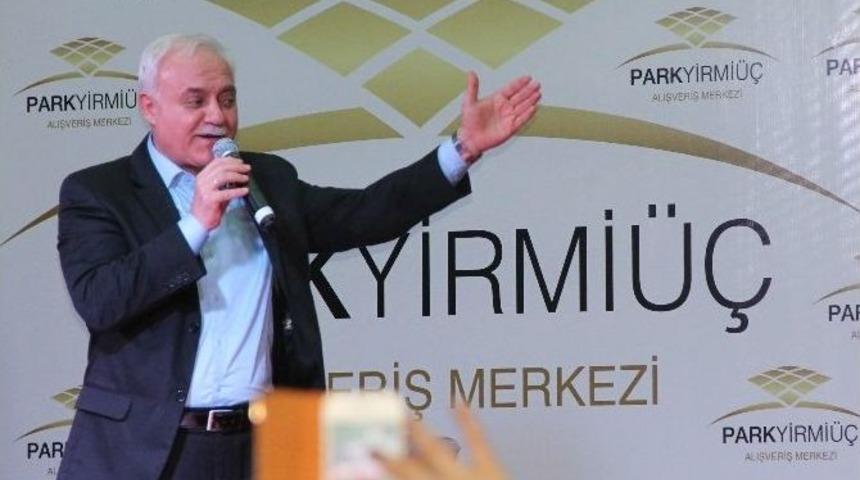 Pof.dr.nihat Hatipoğlu, Elazığ&rsquo;da S&ouml;yleşiye Katıldı