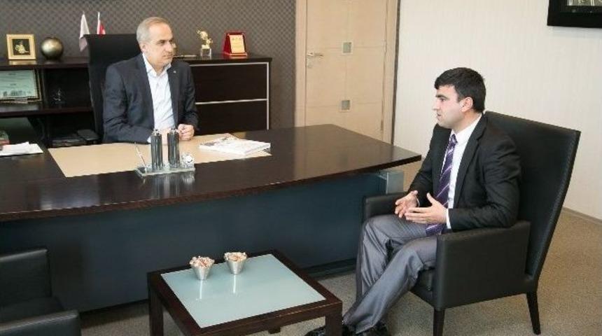 K&ouml;semusul &ldquo;ada&rsquo;dan Pazara Sakarya&rdquo; İsimli Kitabın Yazarını Ağırladı