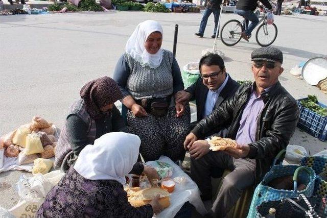 Ak Parti Aday Adayı Şakır, Pazar Açılış Duasına Katıldı