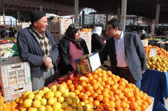 Ak Parti Aday Adayı Şakır, Pazar Açılış Duasına Katıldı