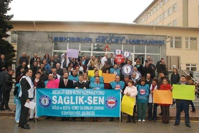 Sağlık-sen Eskişehir Şubesi Taleplerini A&ccedil;ıkladı 2
