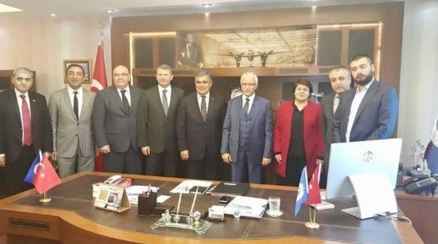 Ereğli Protokol&uuml;nden Thk &Uuml;niversitesi&rsquo;ne Ziyaret