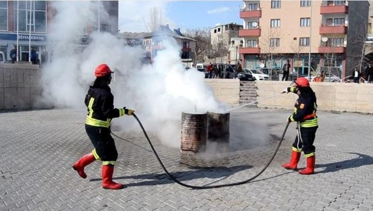 Adilcevaz&rsquo;da Yangın Tatbikatı