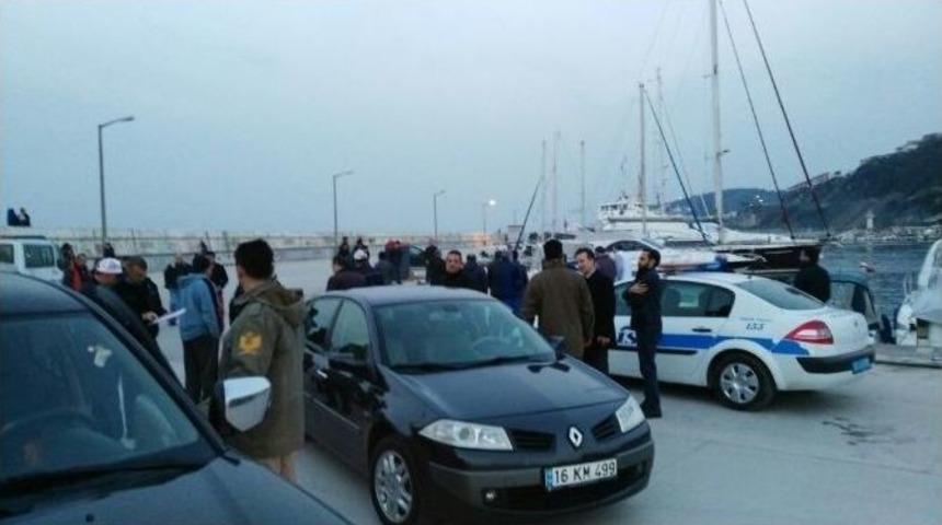 Bursa&rsquo;da Denize Otomobil U&ccedil;tu