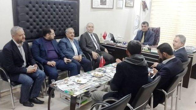 Ak Parti İl Başkanı Kahtalı’dan Birlik Başkanı Akın’a Ziyaret 1