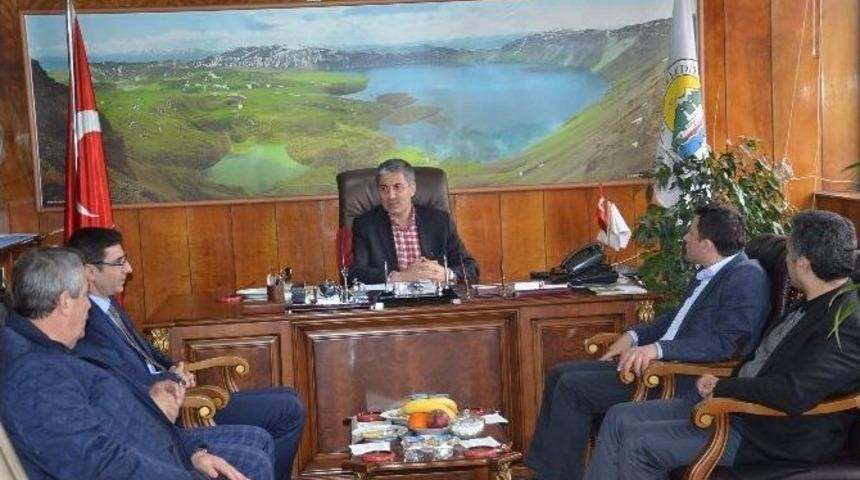 Ak Parti İzmir Milletvekili Hamza Dağ, Başkan Aksoy&rsquo;u Ziyaret Etti
