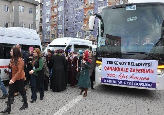 Başkan Togar Tekkeköylü Bayanları Çanakkale’ye Uğurladı