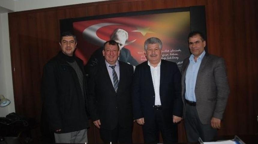 &Ccedil;erkezk&ouml;y Şof&ouml;rler Odası&rsquo;ndan Kooperatif Başkanı&rsquo;na Hayırlı Olsun Ziyareti