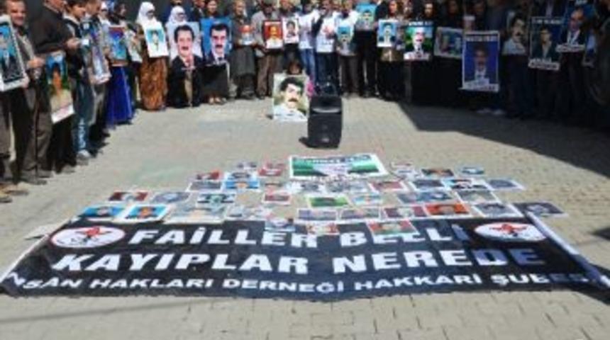 Y&uuml;ksekova&rsquo;da Kayıp Yakınlarından Eylem