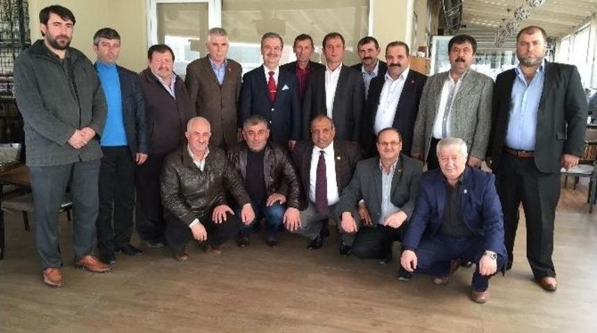 Milletvekili Aday Adayı Deribaş Muhtarlarla Buluştu