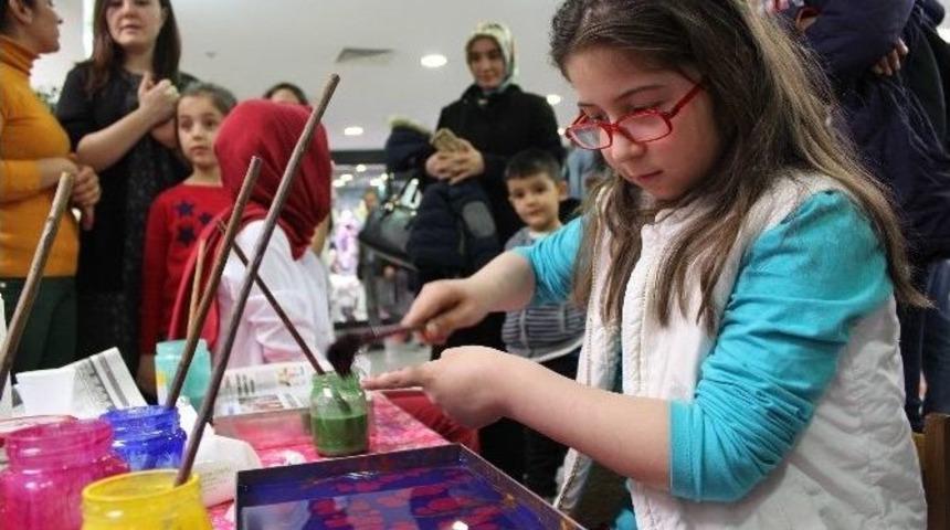 Miniklerden Ebru Sergisi