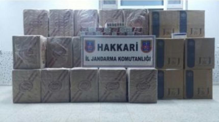 Hakkari&rsquo;de 53 Bin Paket Ka&ccedil;ak Sigara Ele Ge&ccedil;irildi