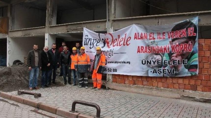 &Uuml;nye&rsquo;ye Aş Evi Kuruluyor