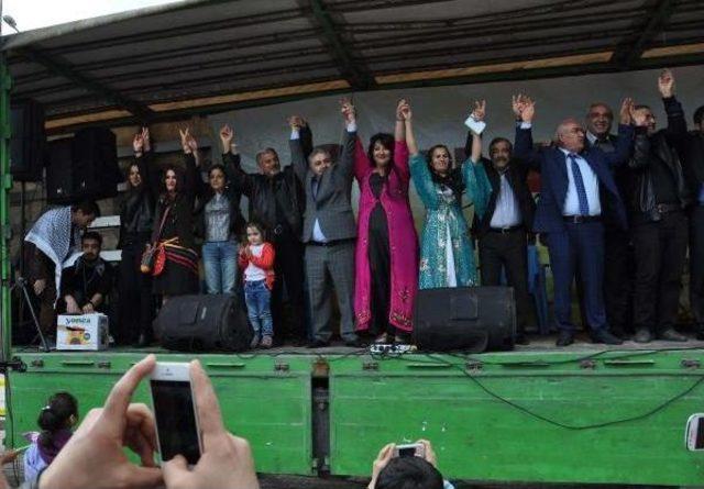 İslahiye'de Hdp'lilerden Nevruz Kutlaması