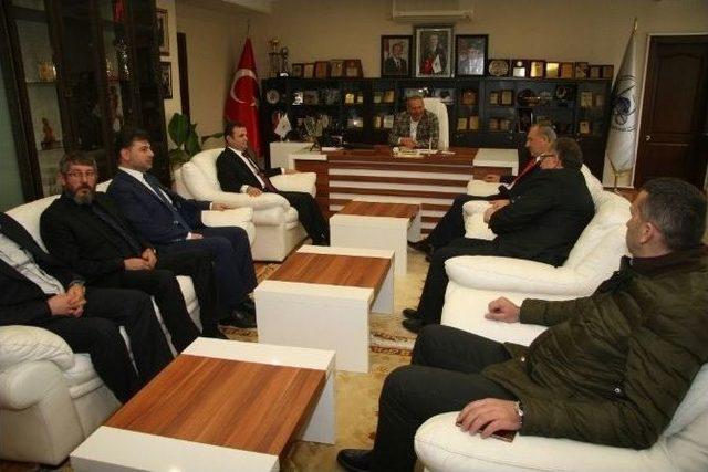 Sendikalardan Başkan Dişli&rsquo;ye Ziyaret 3