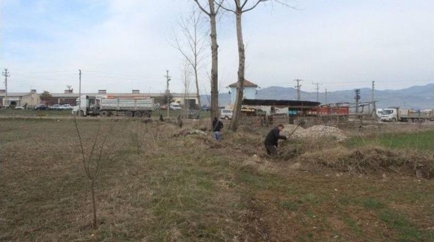 Hisarcık&rsquo;ta Sulama Kanalı Temizliği