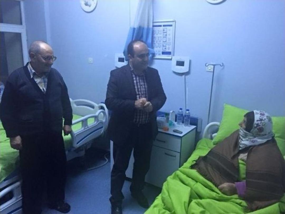 Milletvekili B&uuml;nyamin &Ouml;zbek Hastaları Ziyaret Etti