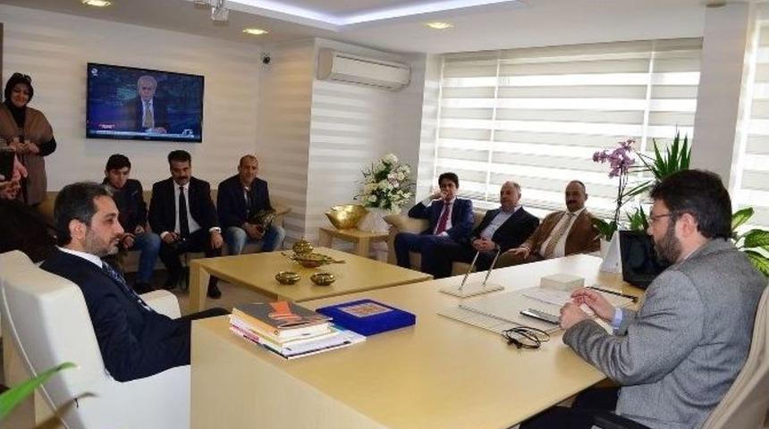 Sadık Atay&rsquo;dan Ak Parti İl &Ouml;zmen&rsquo;e Ziyaret