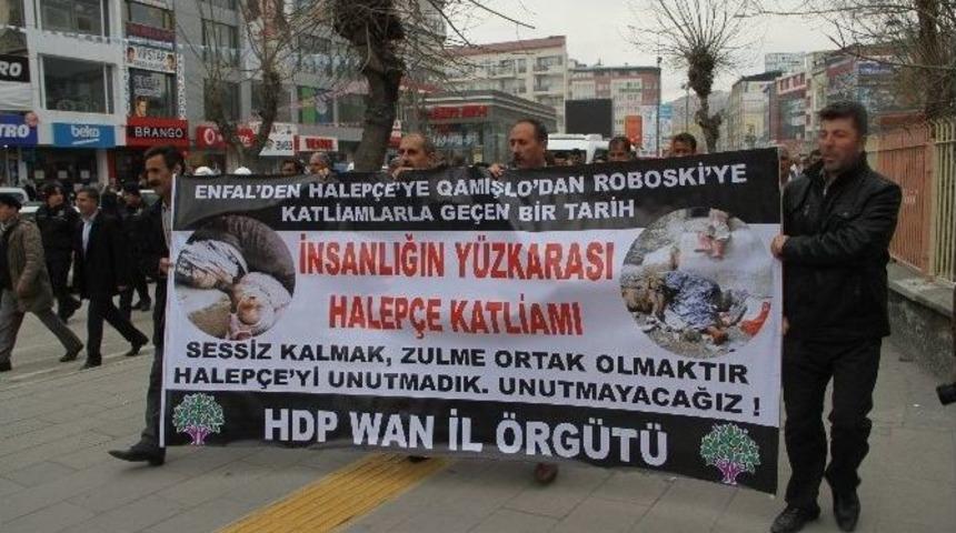 Halep&ccedil;e Katliamı Kınandı