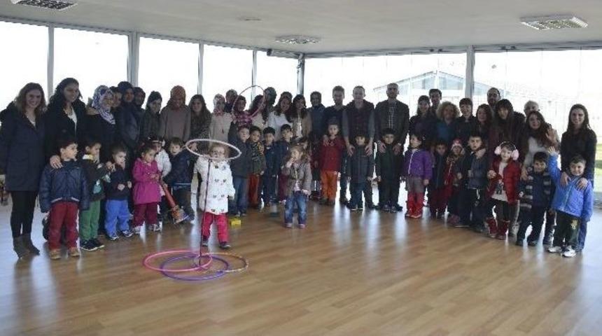 &Ouml;ğrencilerden Beden Eğitimi Materyali