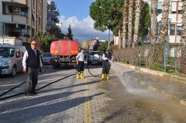 Temizlik İşleri Müdürlüğü Alanya’yı Sezona Hazırlıyor