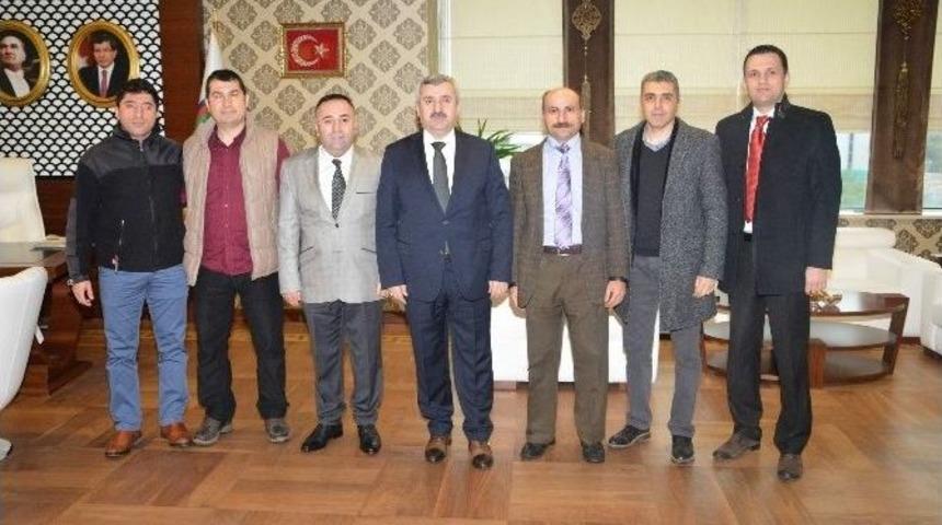 İl&ccedil;e Milli Eğitim&rsquo;den Başkan Baran&rsquo;a Ziyaret