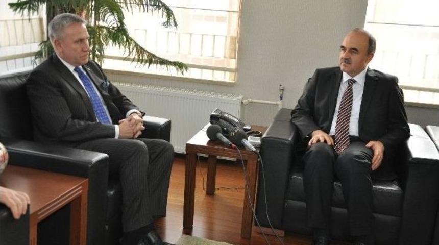 Macar Heyetten Vali Erol&rsquo;a Ziyaret