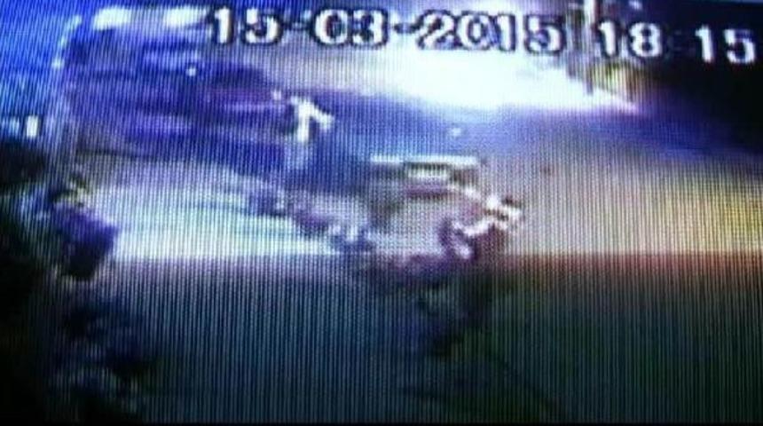 Serbest Bırakılan Hırsızlık Zanlısı, G&uuml;venlik Kamerasında