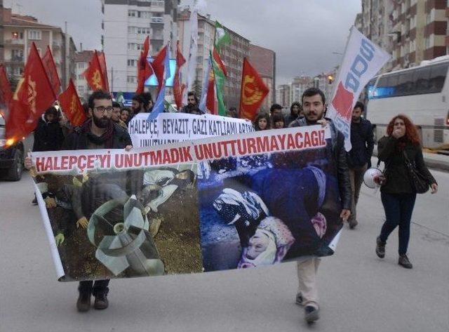 Eskişehir’de ’halepçe’ Protestosu