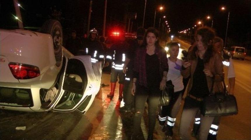 Takla Atan Otomobilden Sağ &Ccedil;ıktılar