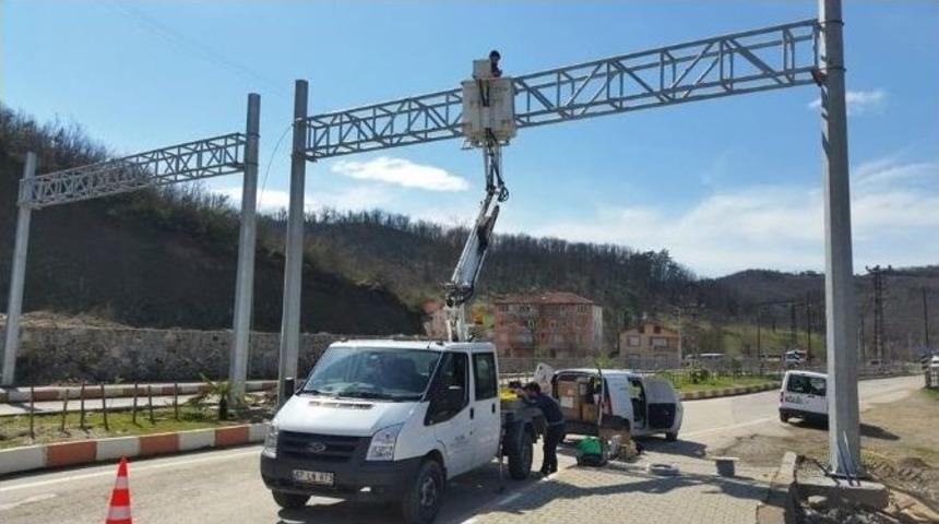 Ulus&rsquo;ta Mobese &Ccedil;alışmaları Başladı