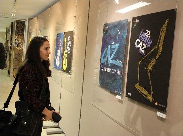 &ldquo;22&rsquo;nci Uluslar Arası İzmir Avrupa Caz Festivali Afiş Yarışması&rdquo; Eserleri Sergilendi 2