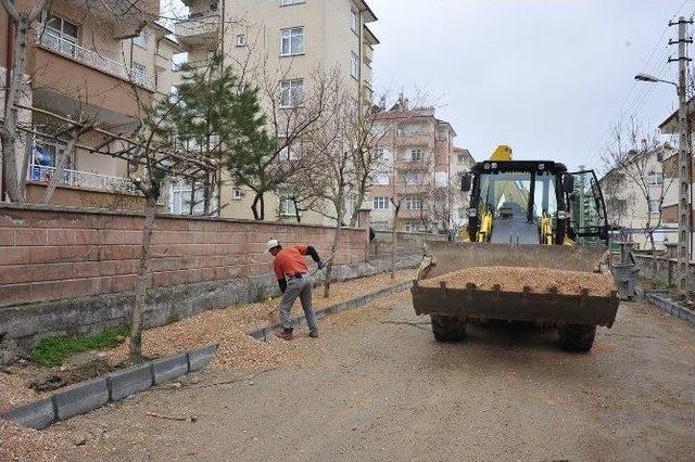 Karaman’da Yol Ve Kaldırım Çalışmaları